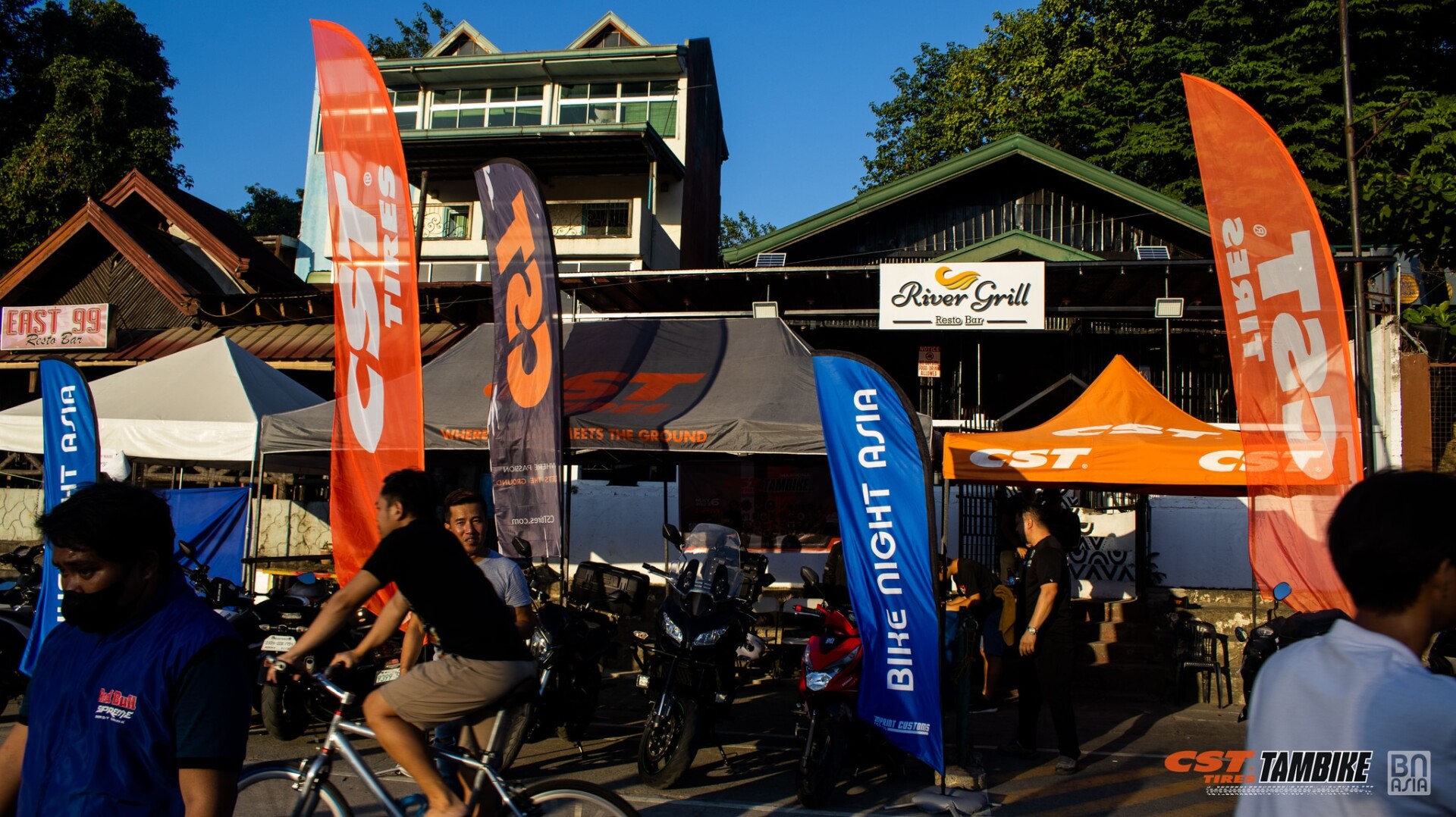 CST Tires Hosts Thrilling Tambike Event at River Grill Resto Bar in Marikina City