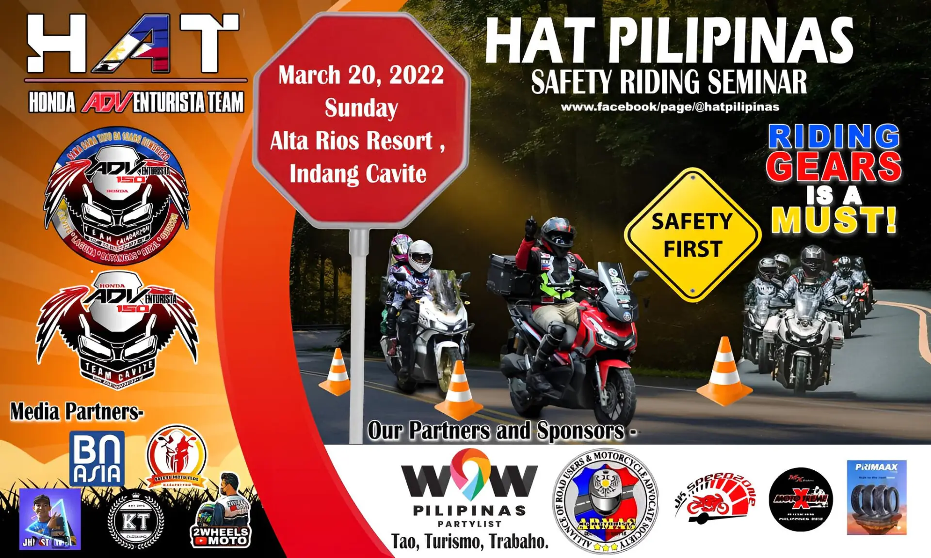 Honda ADVenturista Team's Recent Safety Riding Seminar