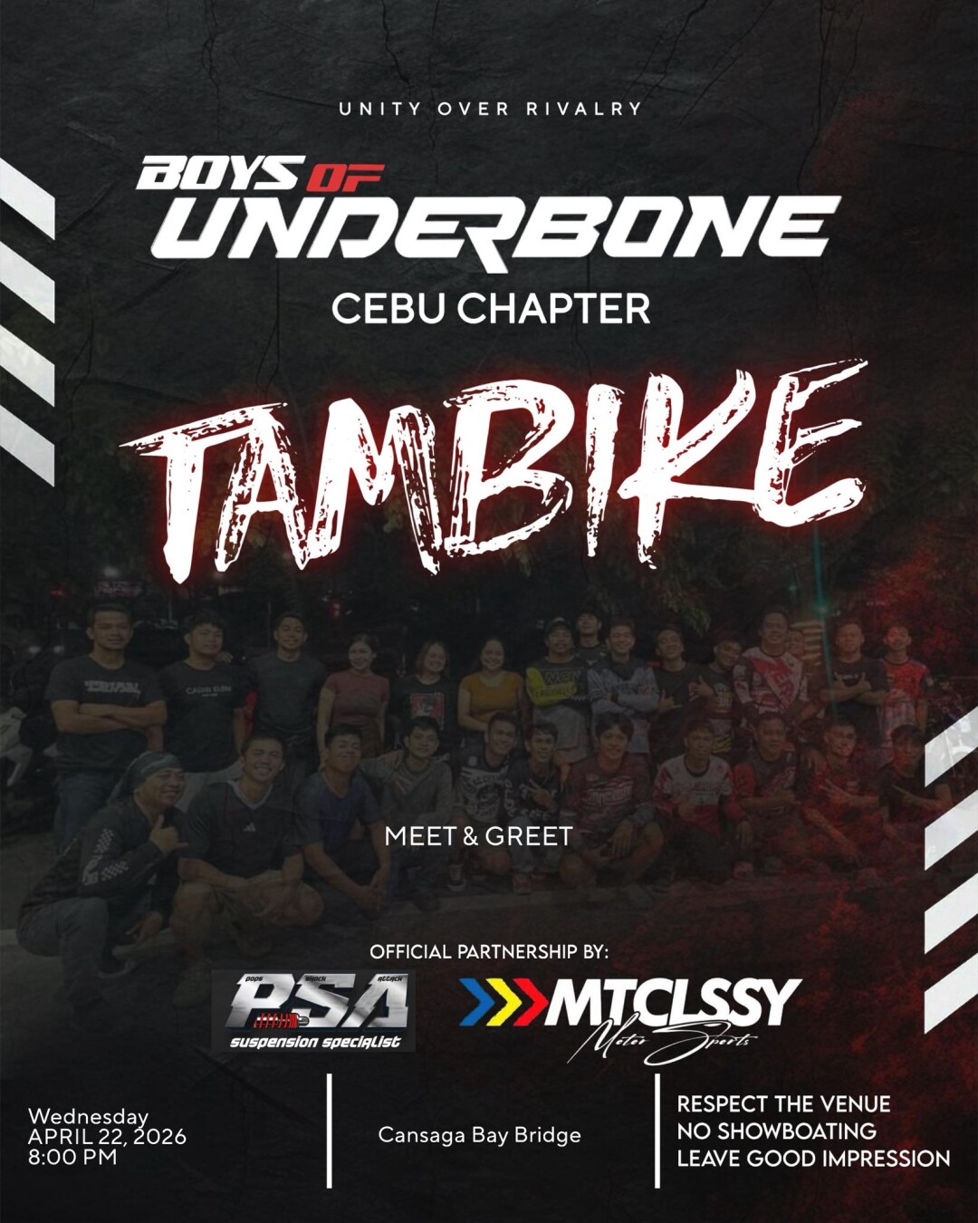 BOYS OF UNDERBONE - CEBU CHAPTER OFFICIAL TAMBIKE