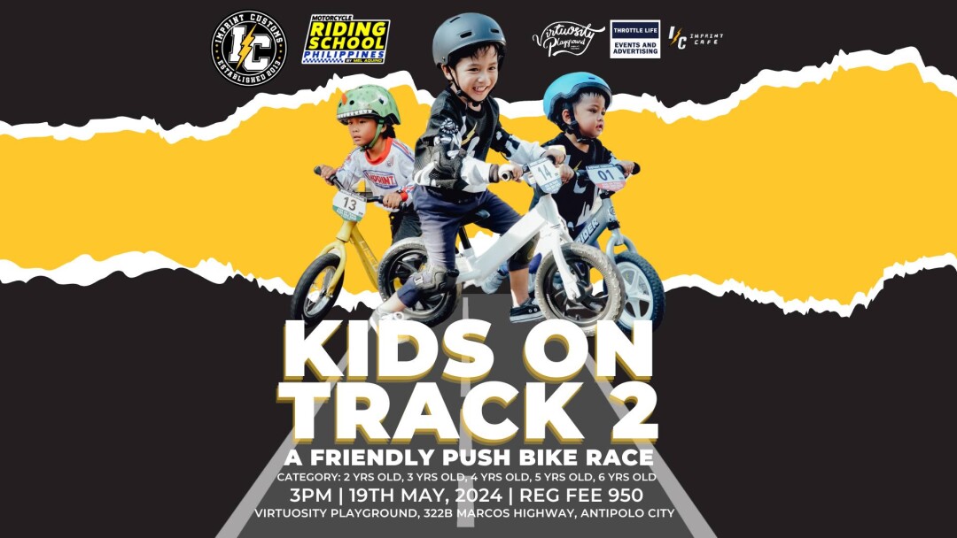 Imprint Customs' KIDS ON TRACK 2: A Friendly Push Bike Race