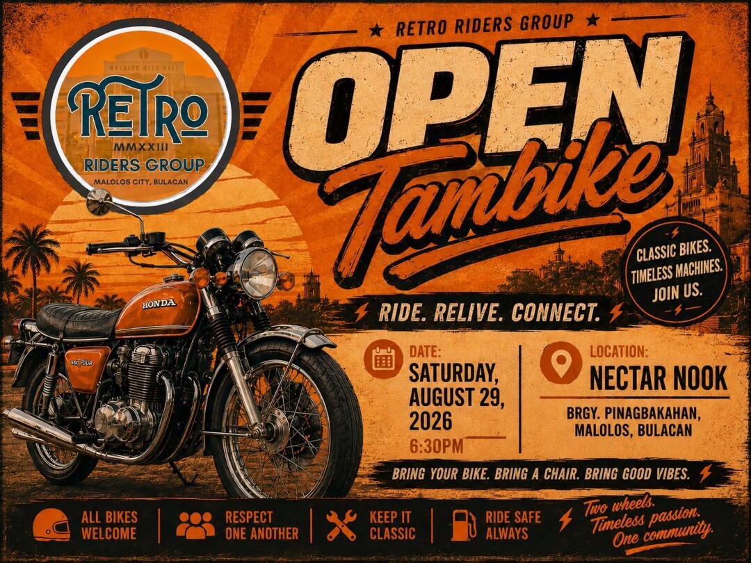 RETRO RIDERS GROUP OPEN TAMBIKE 