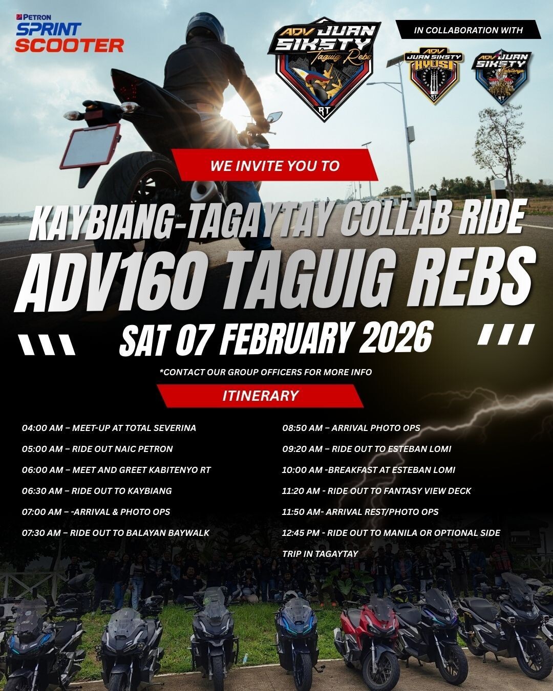 Kaybiang-Tagaytay Ride