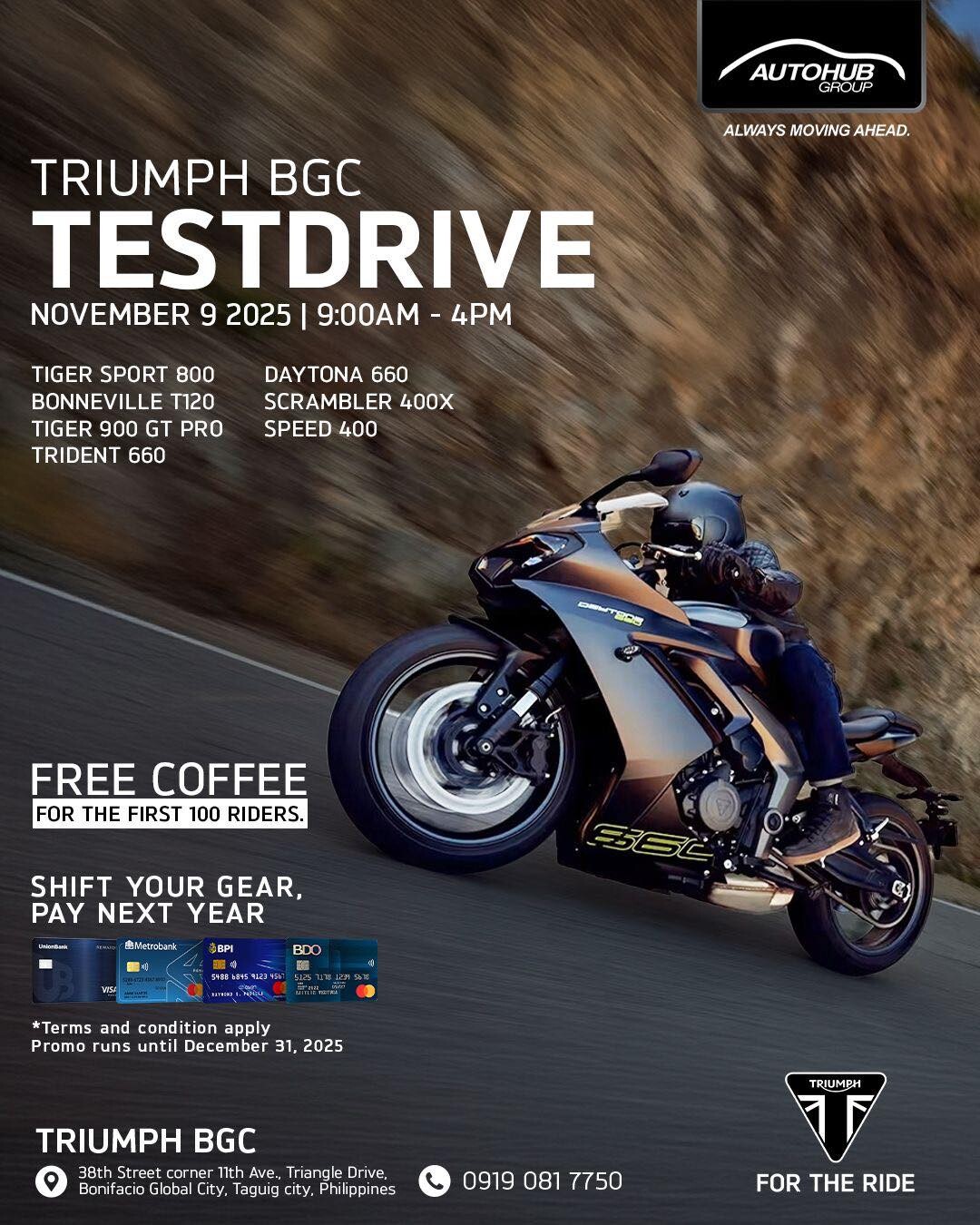 Triumph BGC Test Drive