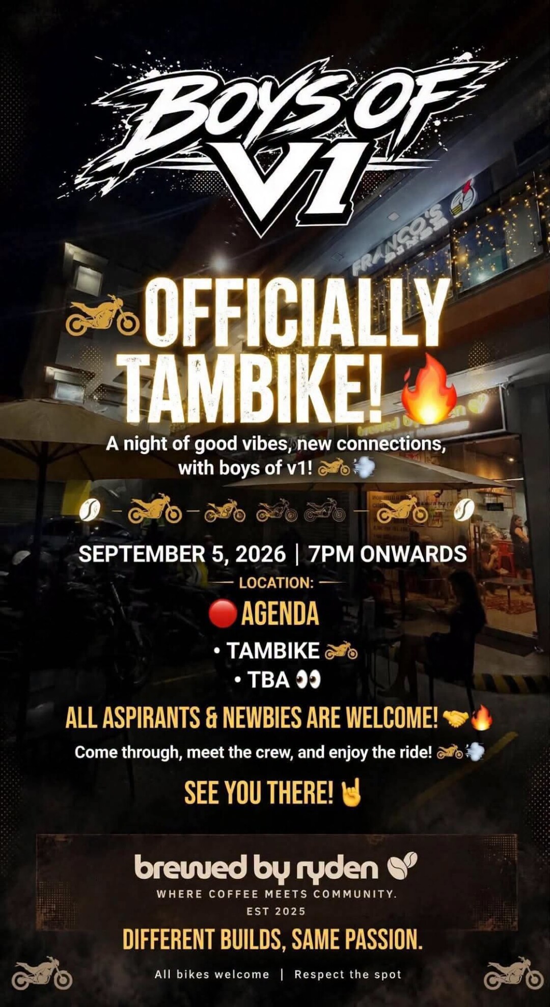BOYS OF V1 OFFICIAL TAMBIKE 