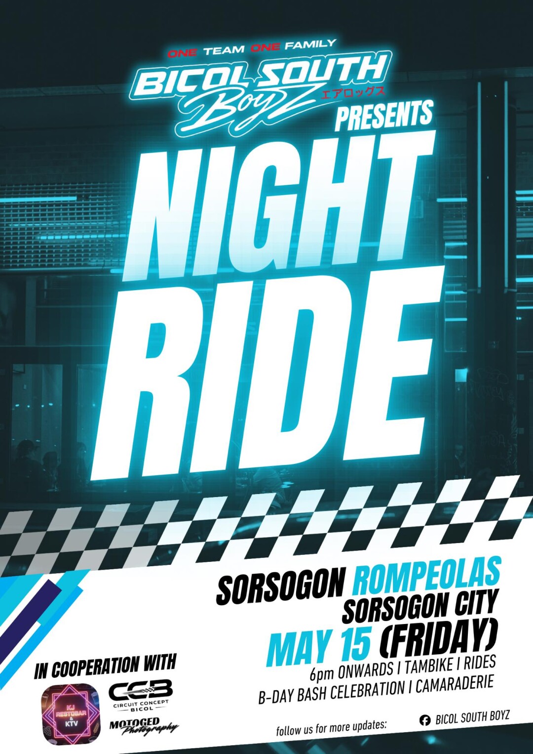 Bicol South Boyz Presents Night Ride