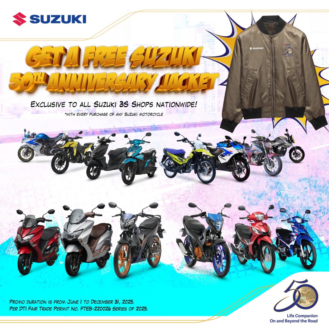 FREE limited-edition Suzuki 50th Anniversary Jacket