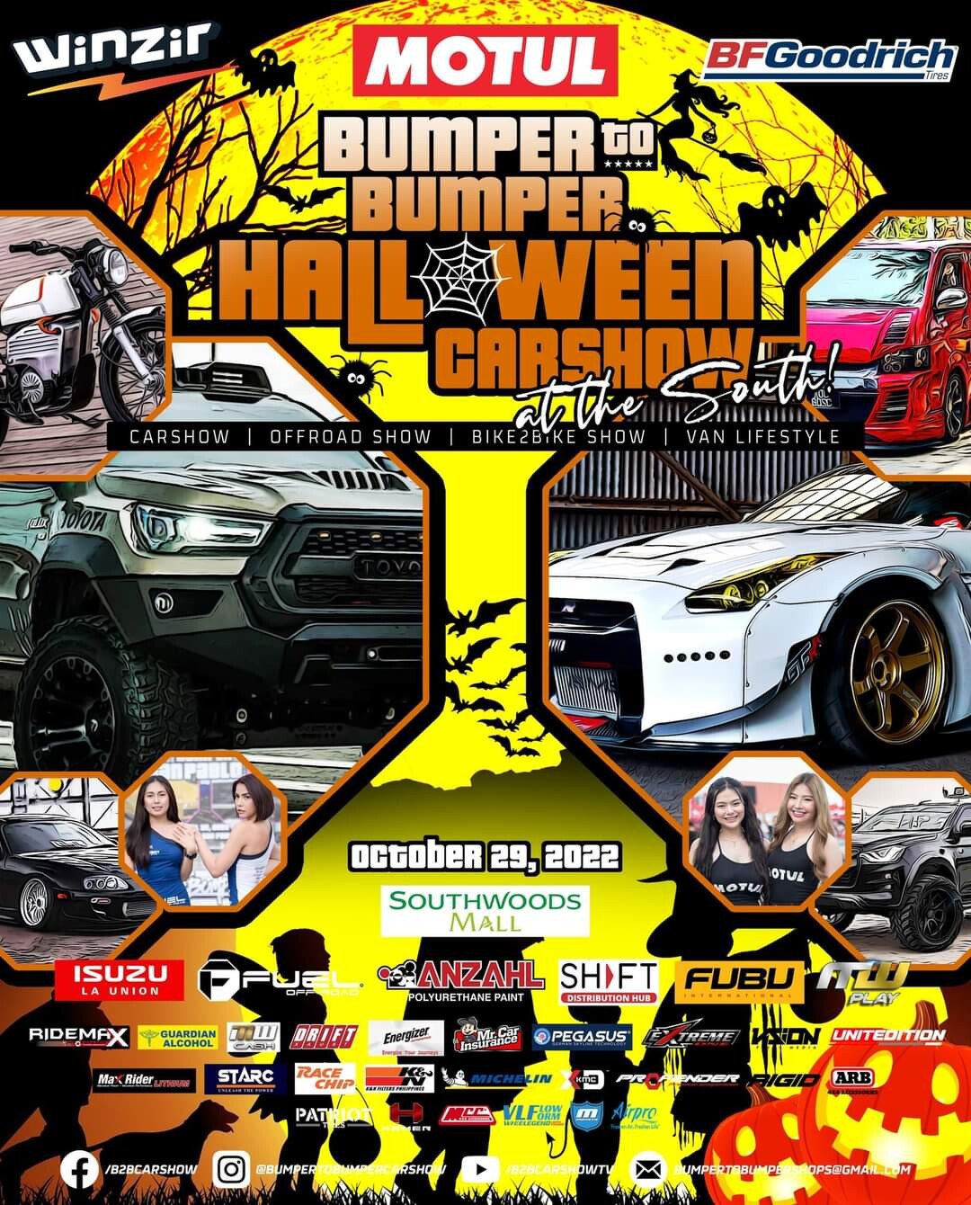 Bike Night Asia Philippines Bumper to Bumper Halloween Car Show (Outdoor)