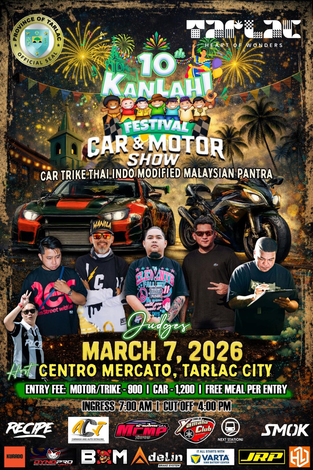 10th KANLAHI FESTIVAL CAR & MOTOR SHOW