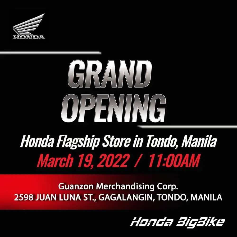GRAND OPENING Honda Flagship Store in Tondo Manila