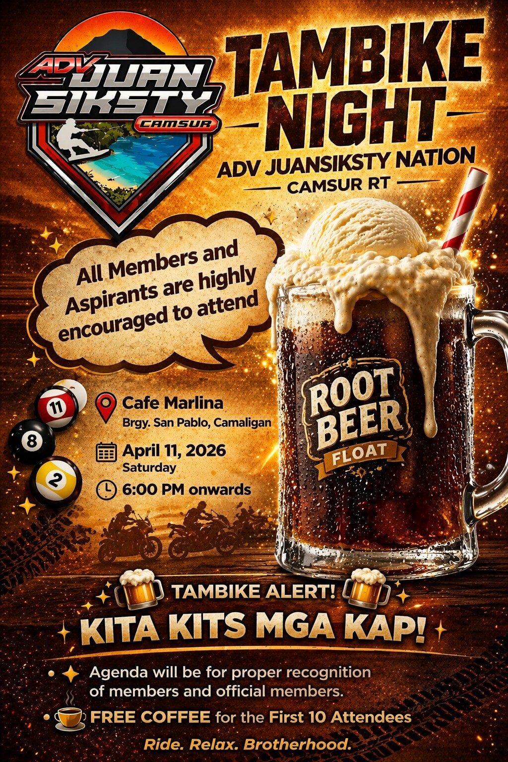 Tambay Night ADV Juansiksty CamSur RT