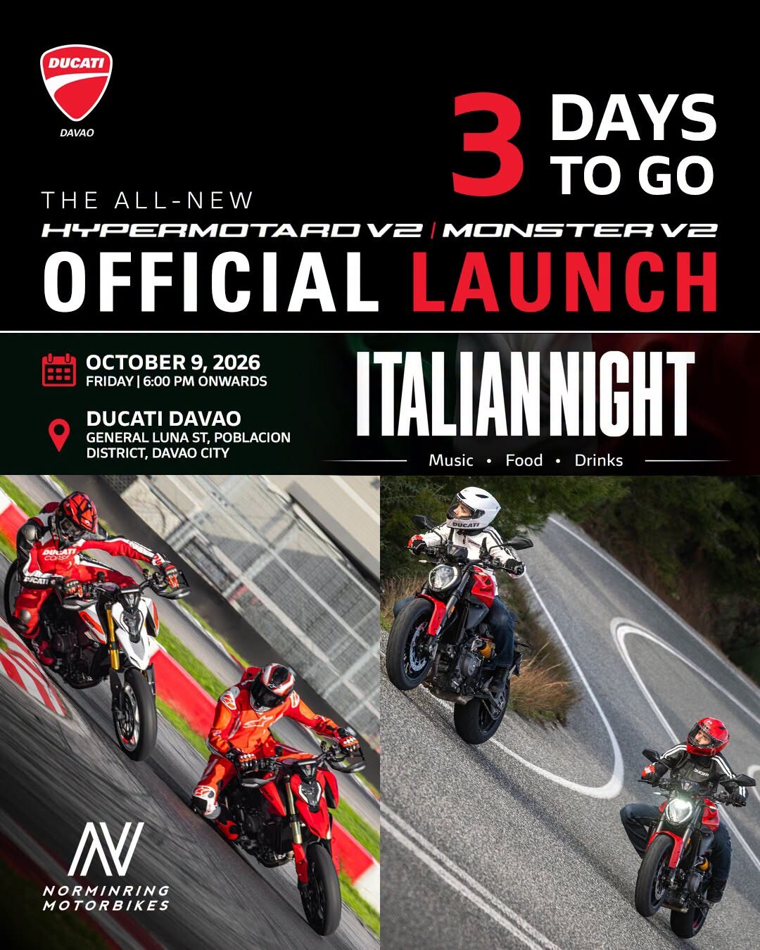DUCATI HYPERMOTARD V2 | MONSTER V2 OFFICIAL LAUNCH